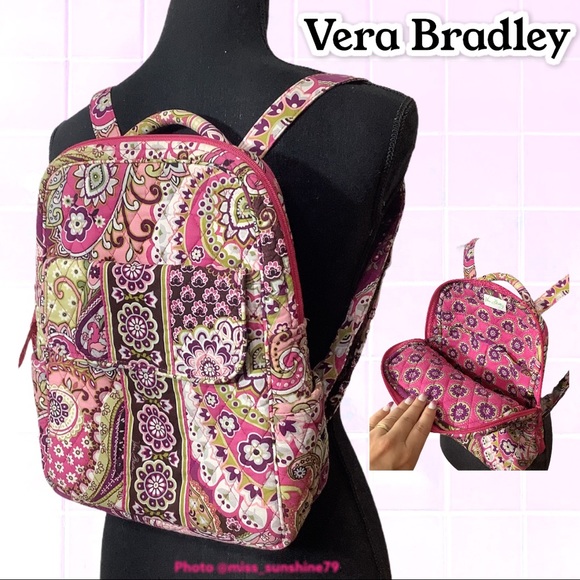 Vera Bradley - 😎 around town backpack pink purple